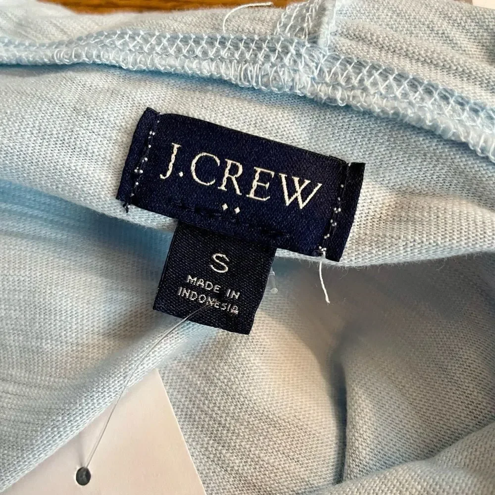 J. Crew Men's Sky Blue Light Weight Hoodie Size Small